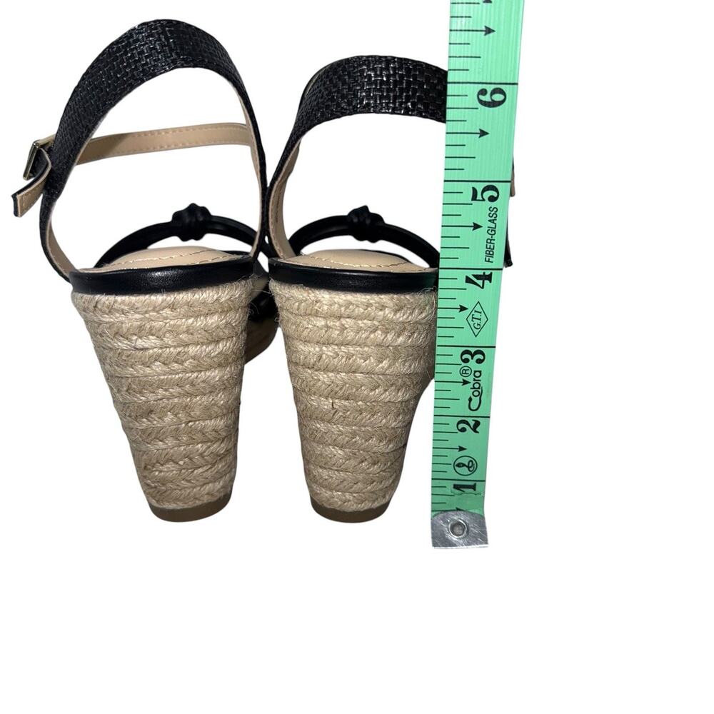 Liz Claiborne Women's Marcos Wedge Sandals in black Size 9.5M - Picture 14 of 16